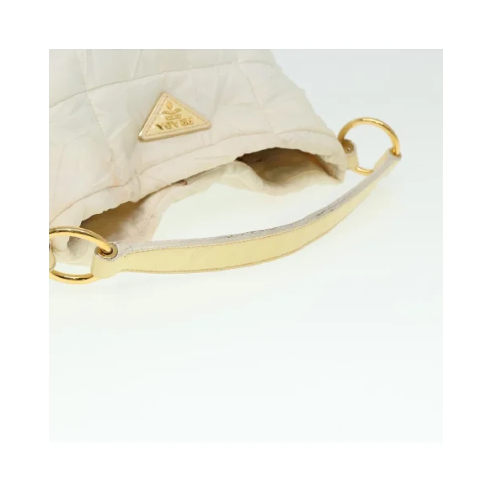 Prada Vintage Pre-owned Nylon prada-bags White Dames