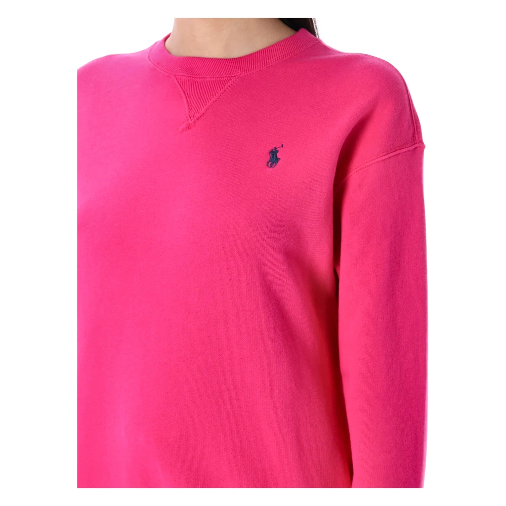 Ralph Lauren Klassiek Crewneck Sweatshirt Red Dames