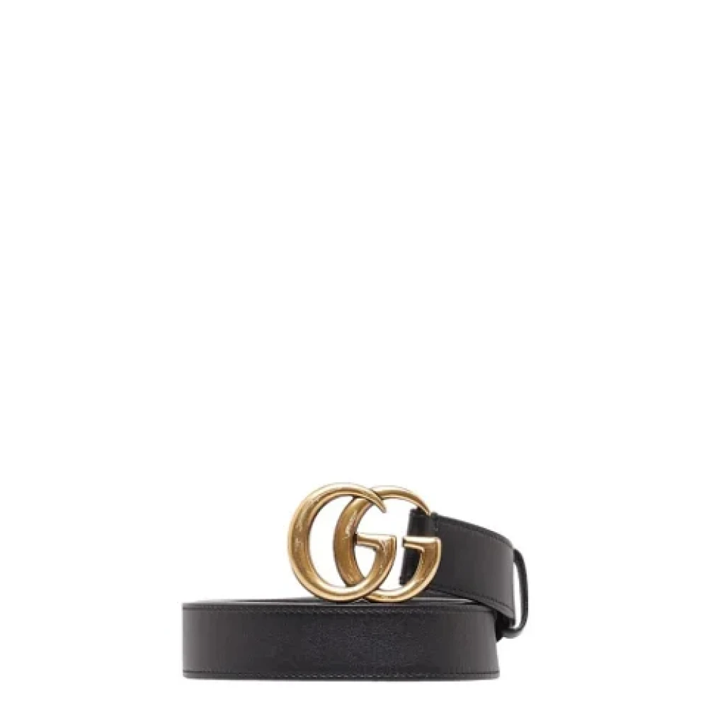 Gucci Vintage Pre-owned Leather belts Black Dames