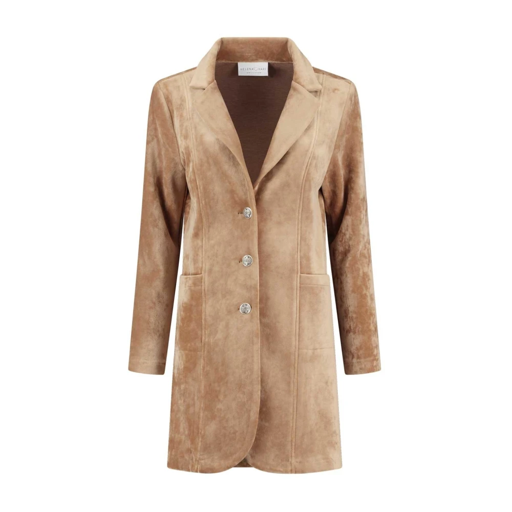 Coats > Single-Breasted Coats - - Helena Hart - Modalova