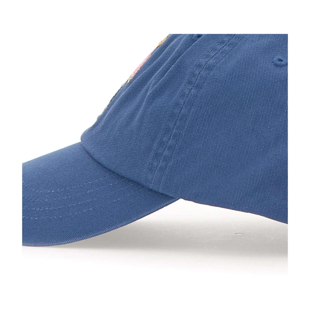 Polo Ralph Lauren Beer Logo Katoenen Baseballpet Blue Heren