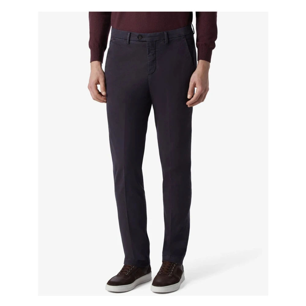 Corneliani Donkerblauwe Broek 9420132 Blue Heren