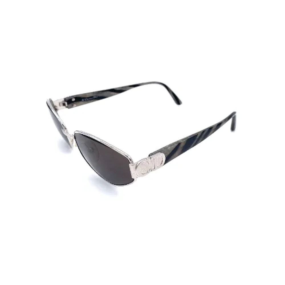 Dior Vintage Pre-owned Metal sunglasses Gray Dames