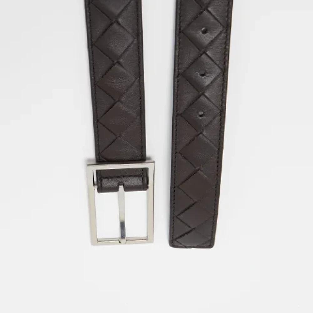Bottega Veneta Vintage Pre-owned Leather belts Black Dames