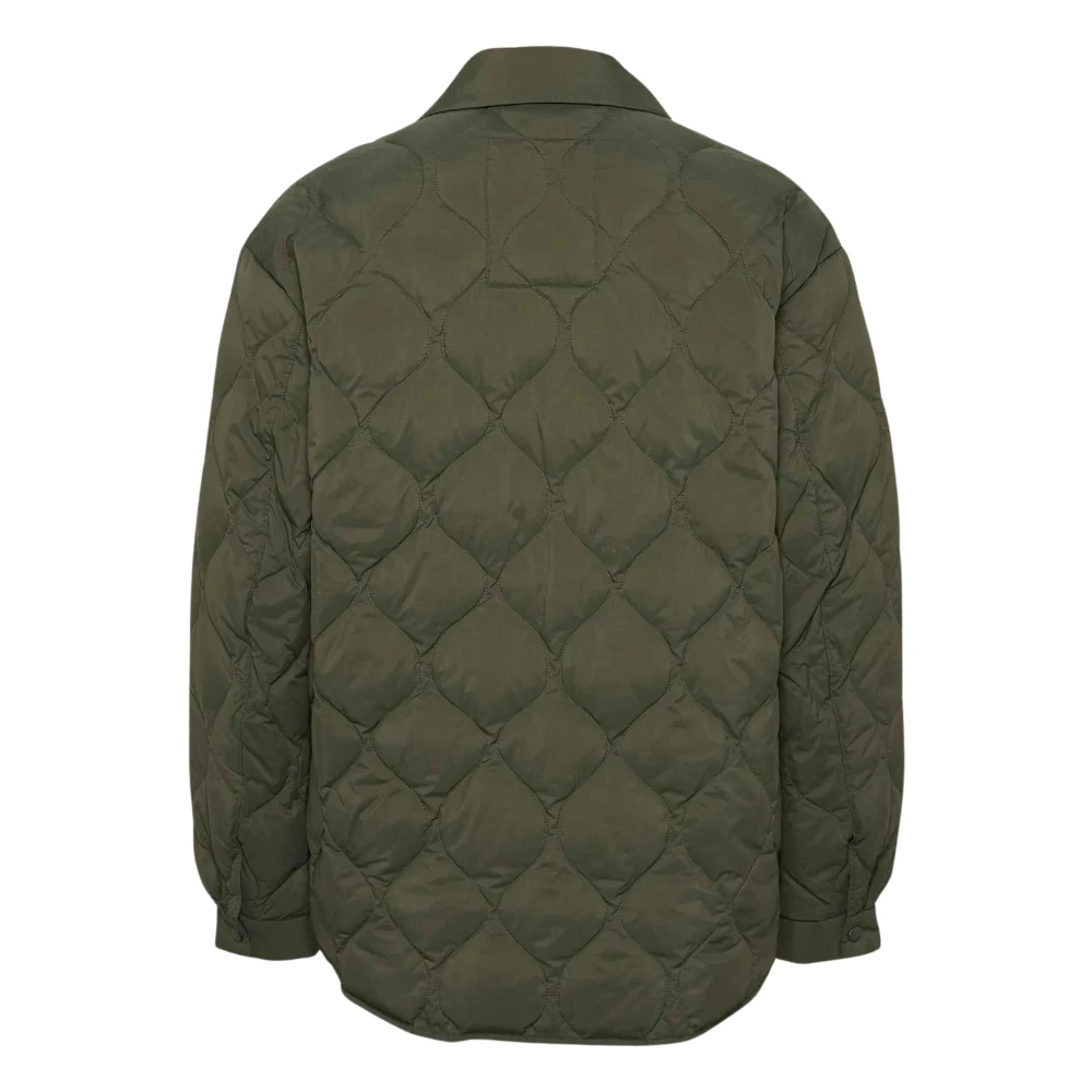 Tommy Hilfiger Groene Gewatteerde Jas Overgangsdagen Green Heren