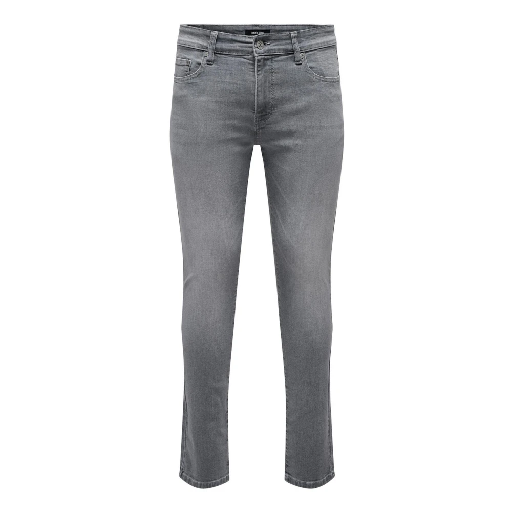 Only & Sons Moderne Slim Fit Jeans Gray Heren