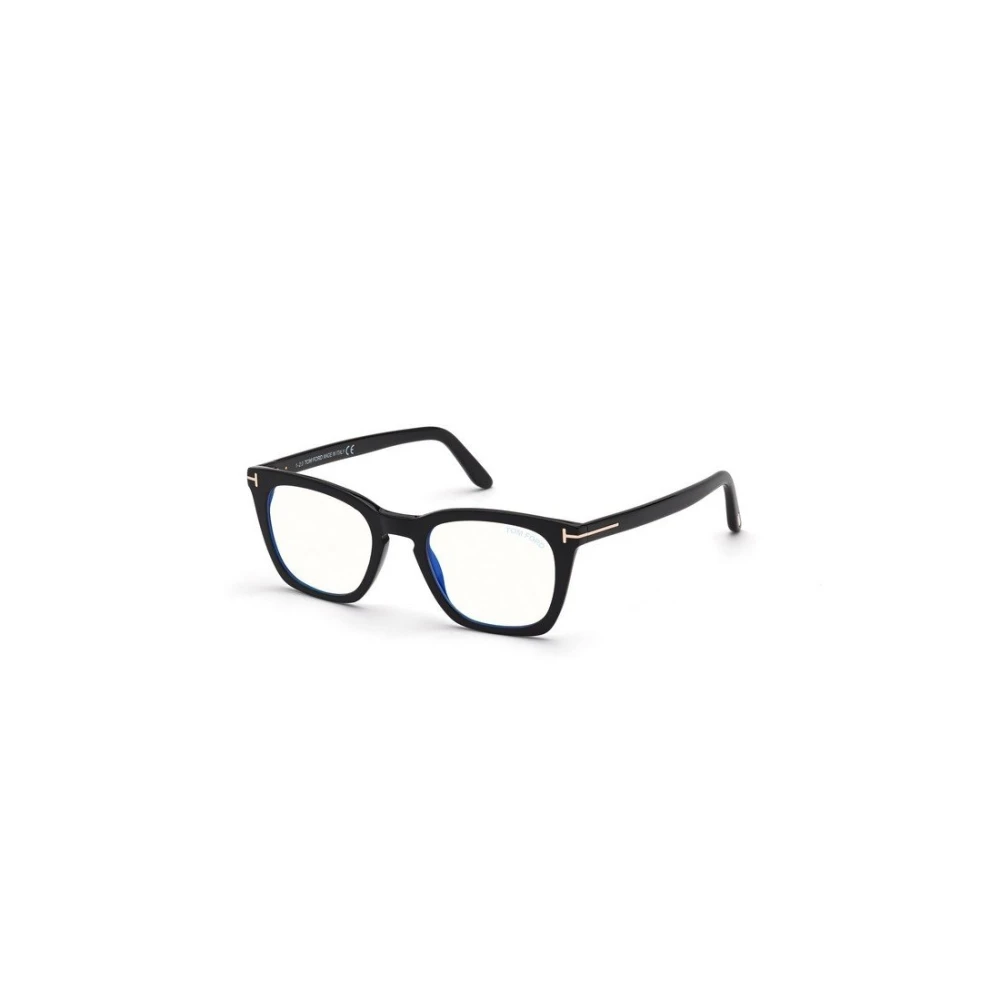 Tom Ford Zwarte Glanzend Frame Bril Black Unisex