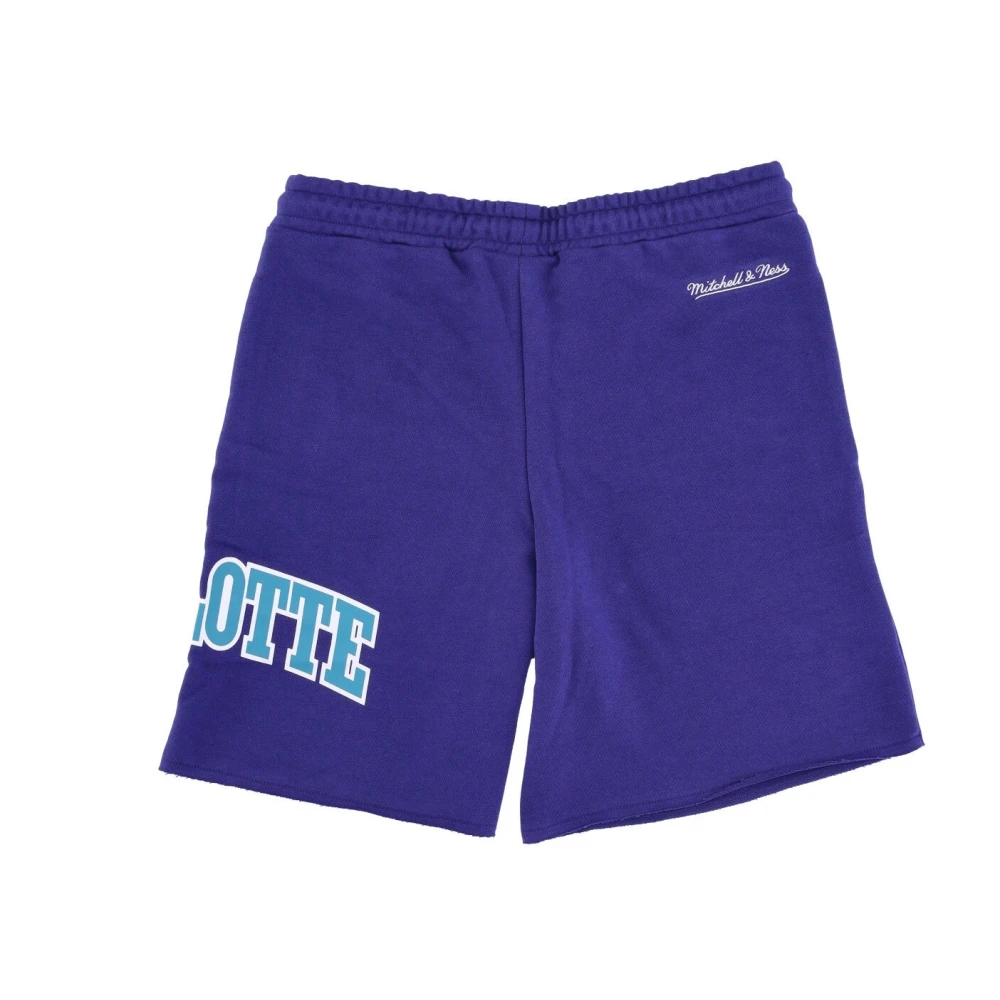 Mitchell & Ness NBA Game Day Shorts French Terry Blue Heren