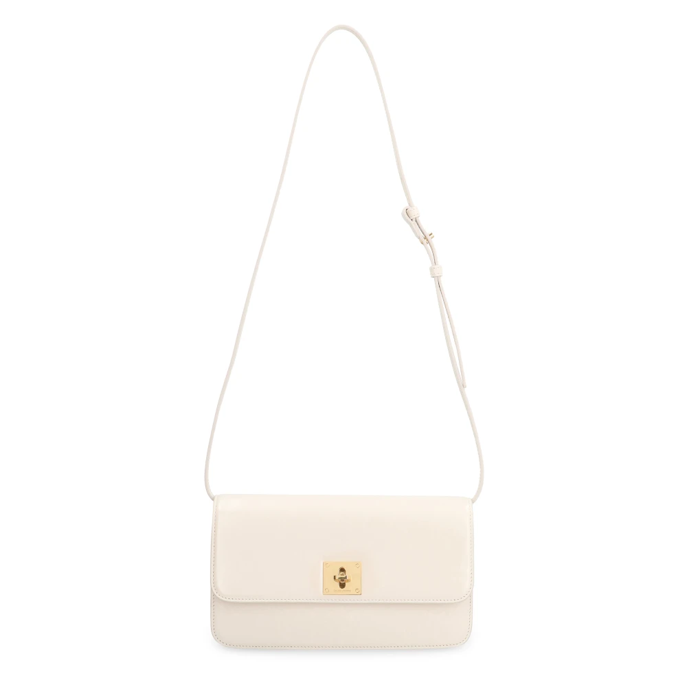 Golden Goose Leren Crossbodytas met Draaisluiting White Dames