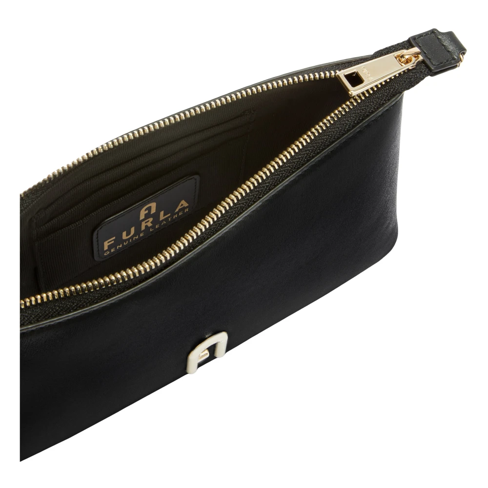 Furla Diamante Mini Crossbody Tas Black Dames