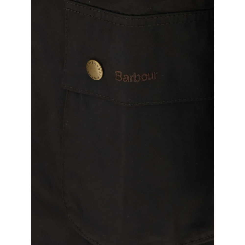 Barbour Waxjas van katoen Green Heren