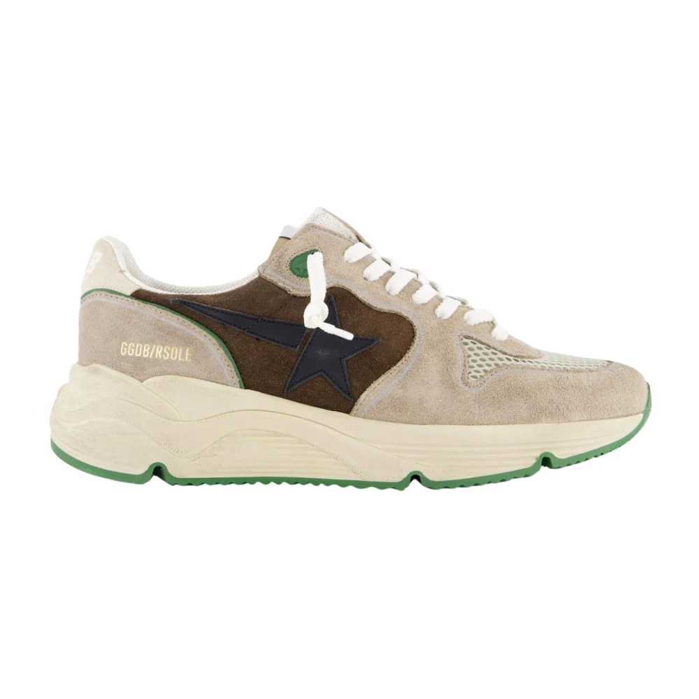 Golden Goose Homme Beige Chaussures, Taille: 45 Eu Baskets De Course Marron Pour