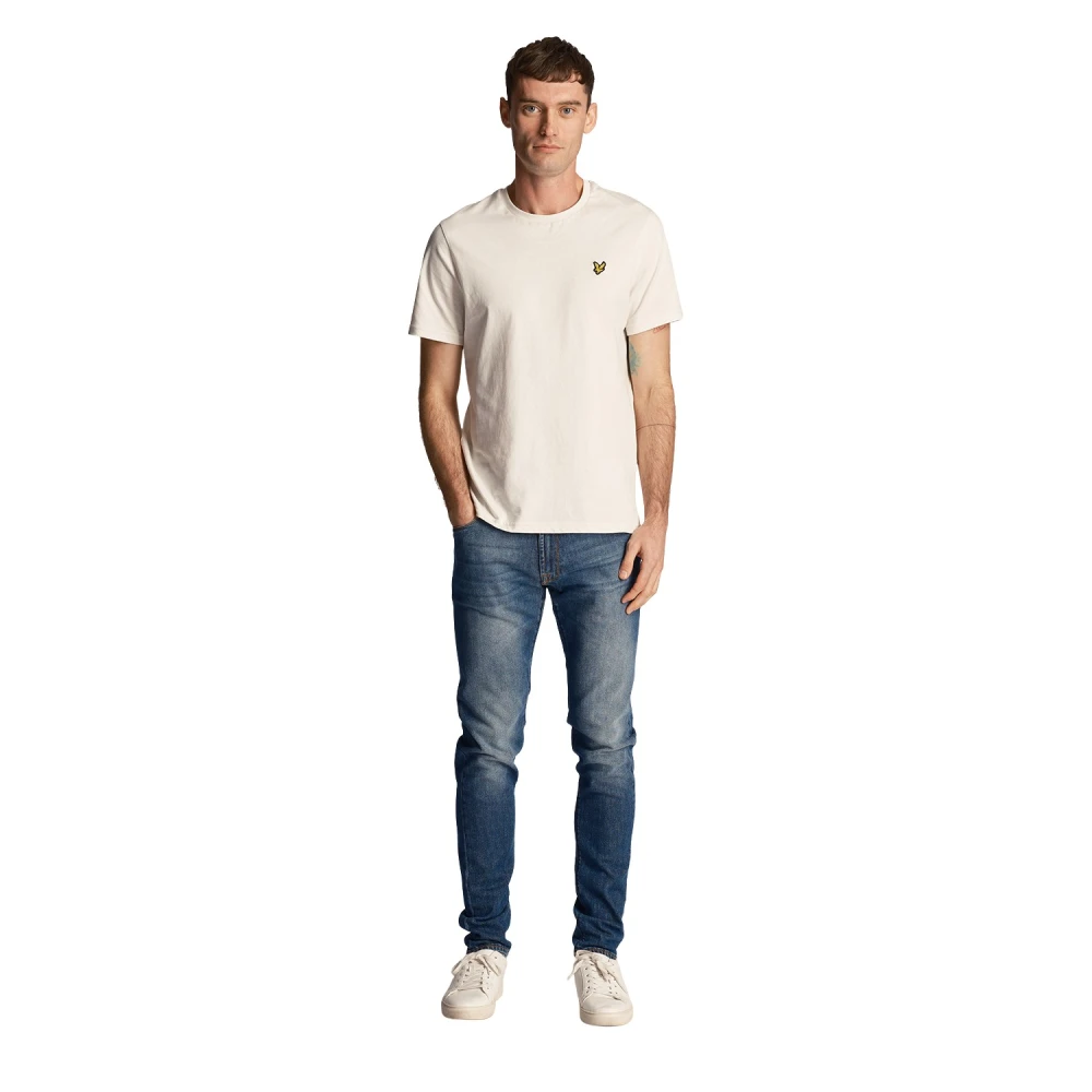 Lyle & Scott Broek Slim Fit Denim Blue Heren