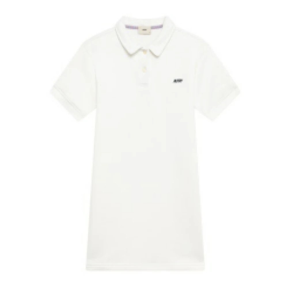 Autry Women's White Drpw043w Jersey Shirt Dress - Short Dresses - S - Dresses