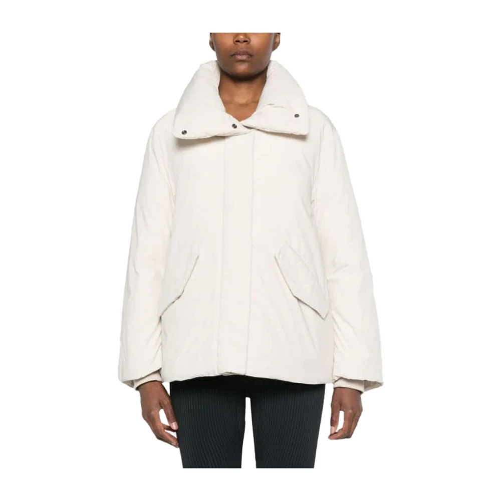 Woolrich Luxe Cocoon Jas Polyester White Dames