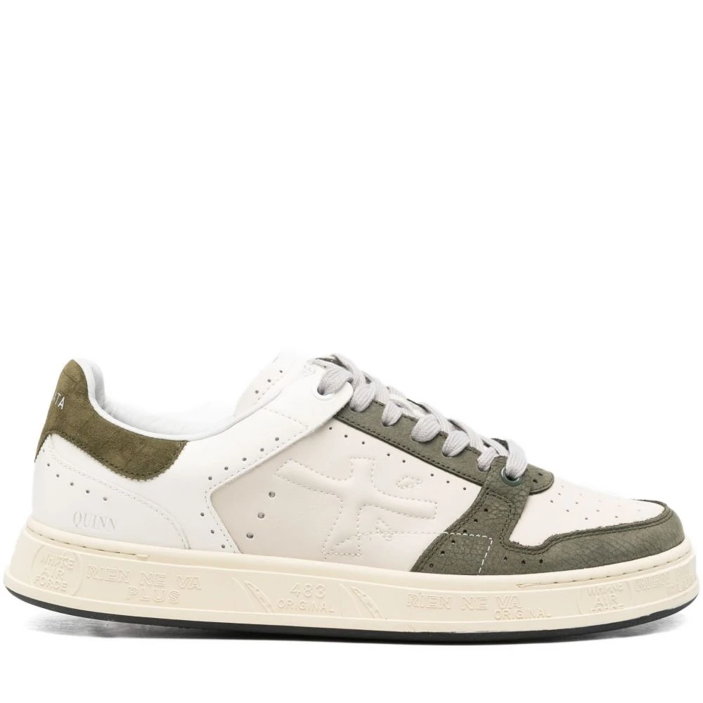 Premiata Groene iconische sneakers met perforaties Heren Schoenen