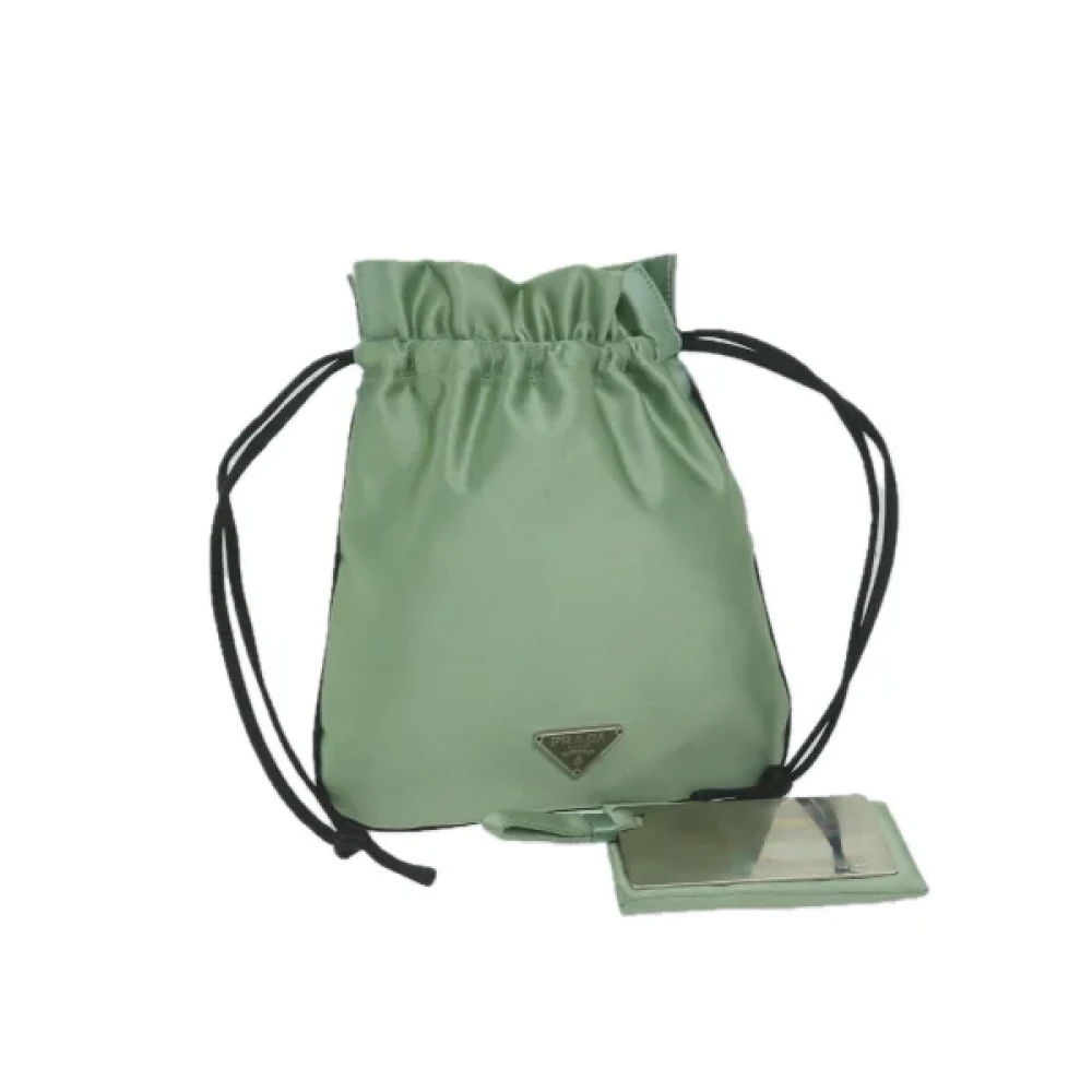 Prada Vintage Pre-owned Fabric home-office Green Dames