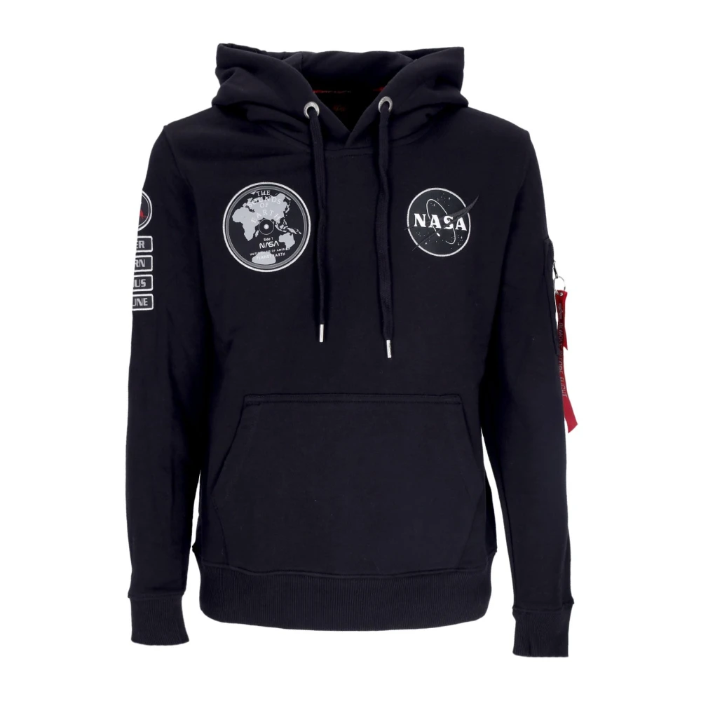 Alpha industries Nasa Voyager Hoodie Zwart Black Heren