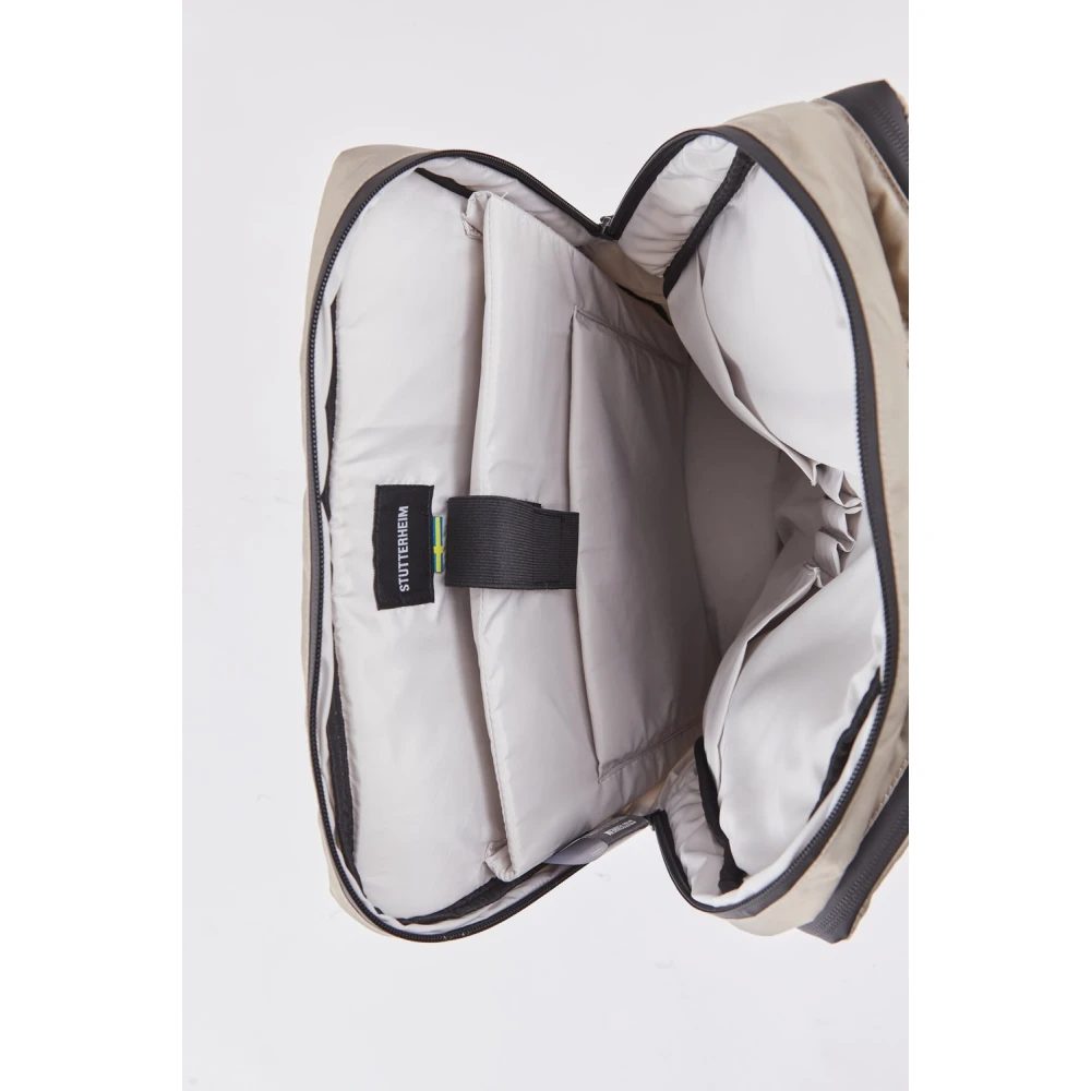 Stutterheim Militaire Stijl Utility Rugzak Beige Unisex