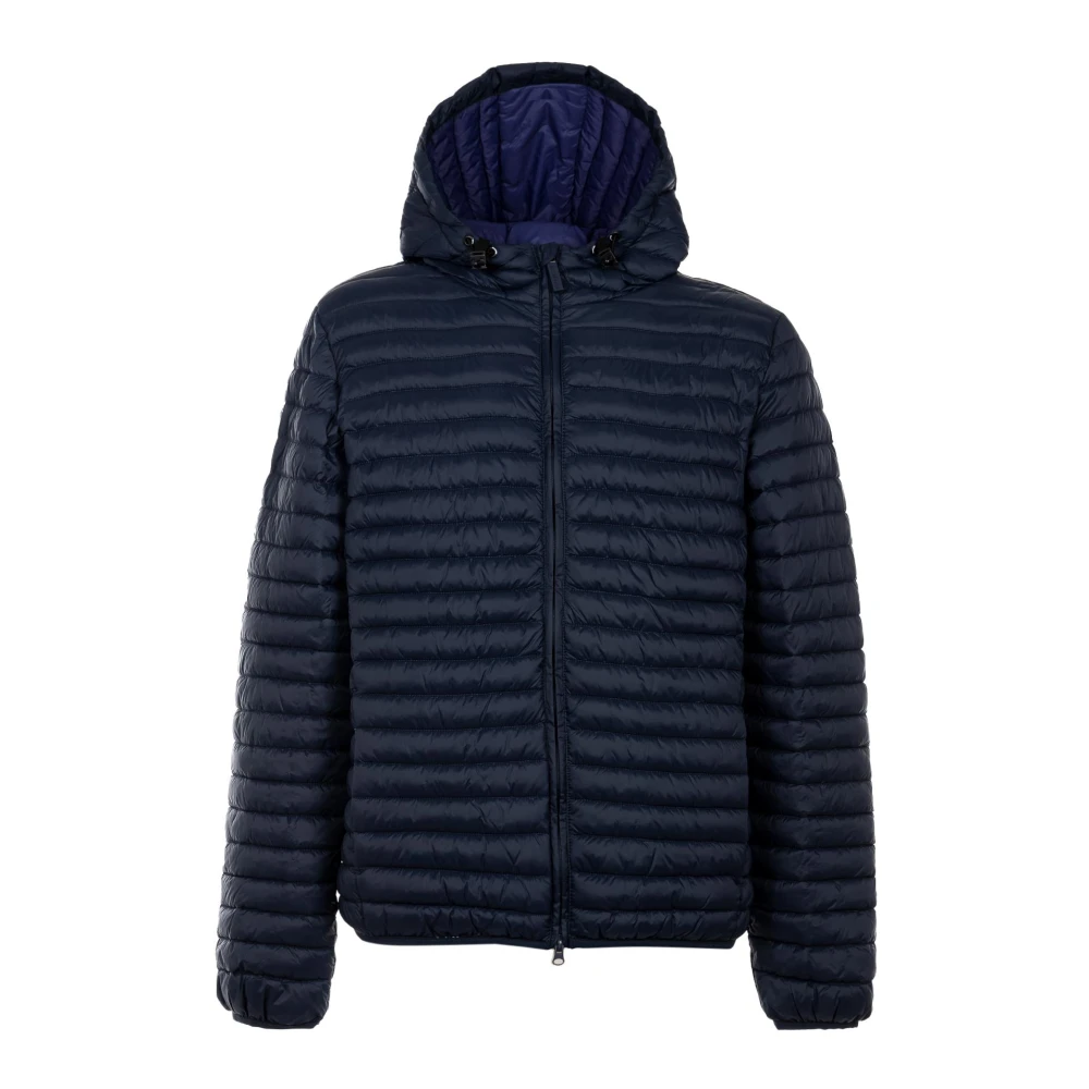 Invicta Heren Blauwe Winter Puffer Jas Blue Heren