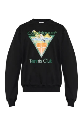 Tennis Club Icon grafisk bomullströja