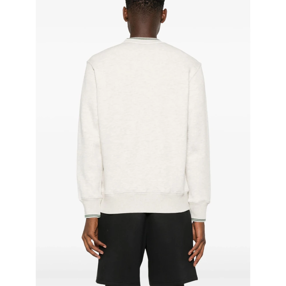 Autry Girocollo Logo College Sweatshirt White Heren