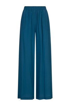 turquoise-silk-flared-trousers
