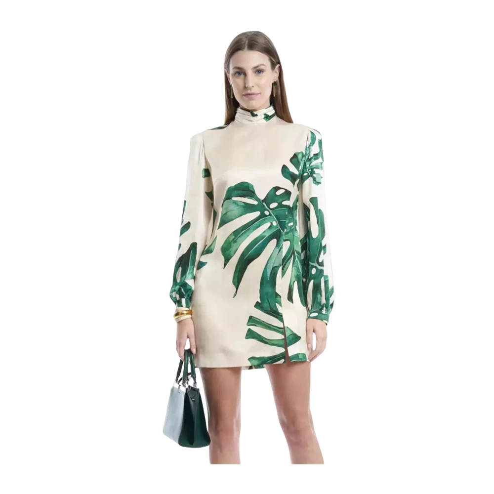 Raquel Diniz Women's White Patterned Mini Dress - Short Dresses - Xs - Dresses