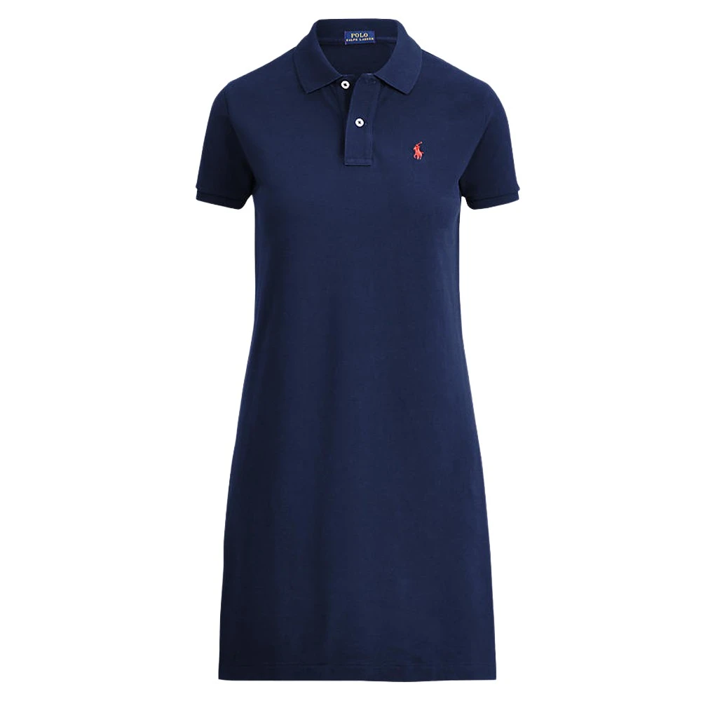 Polo Ralph Lauren Women's Blue Polo Style Dress With Pony Logo - Short Dresses - S - Dresses