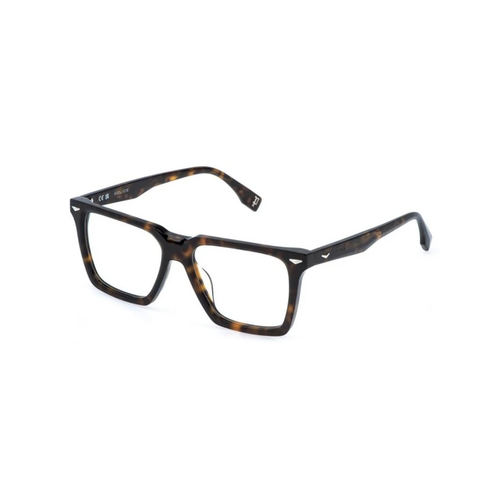 Police Men's Brown Supernova 8 Optical Frame - Glasses - 53 Mm - Accessories