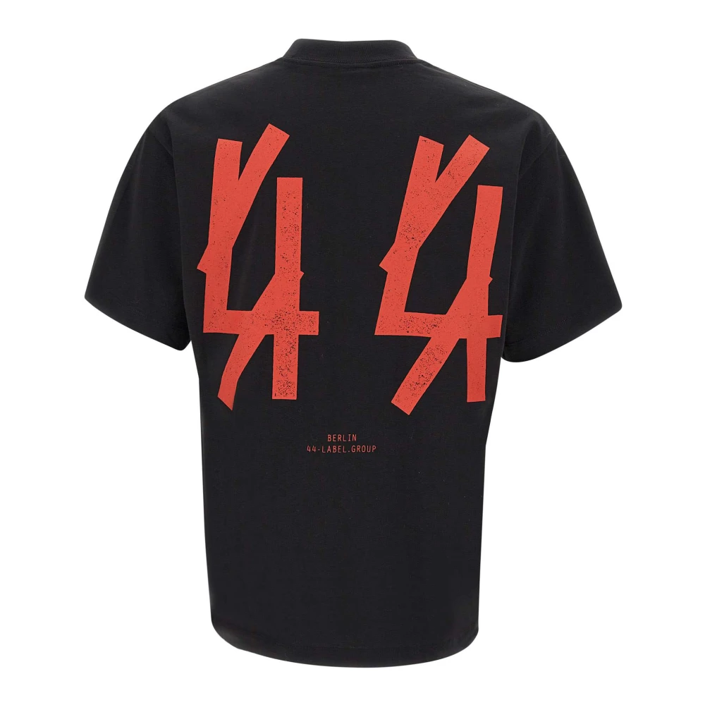 44 Label Group T-shirt met ronde hals Black Heren