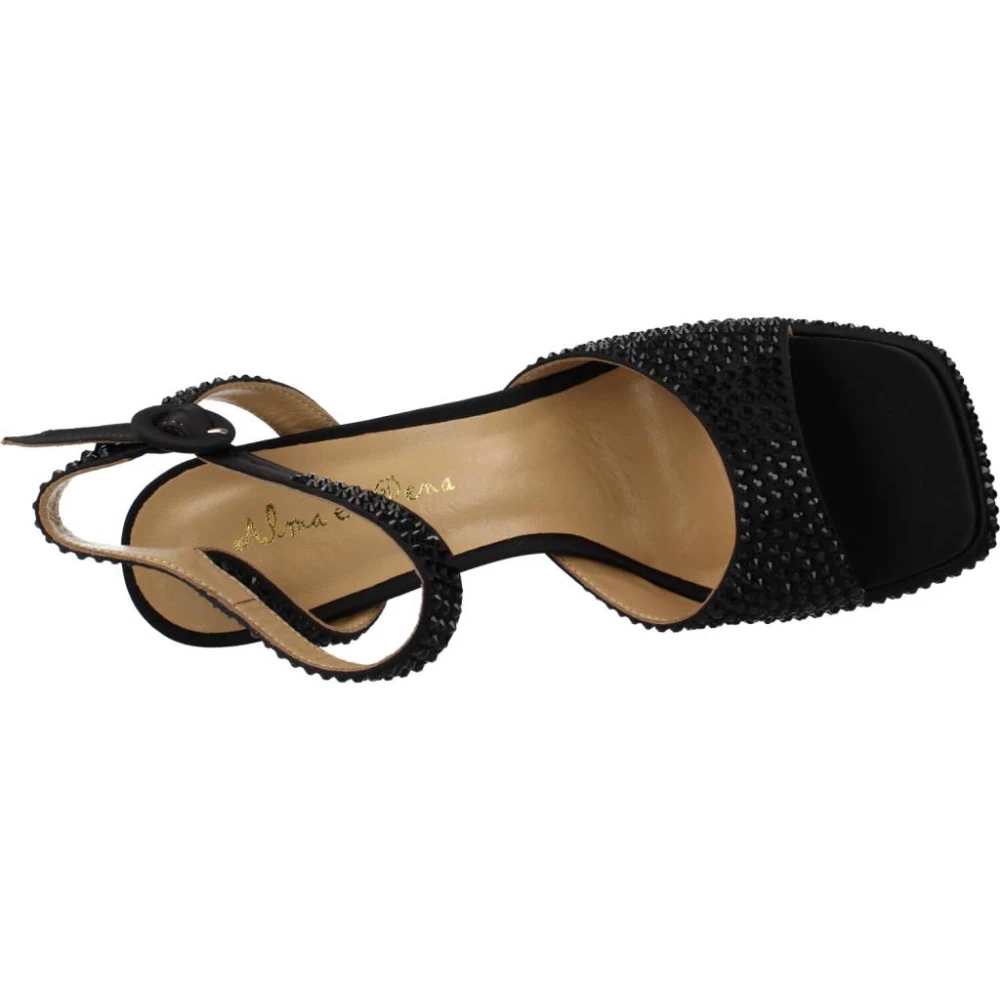 Alma en Pena High Heel Sandals Black Dames