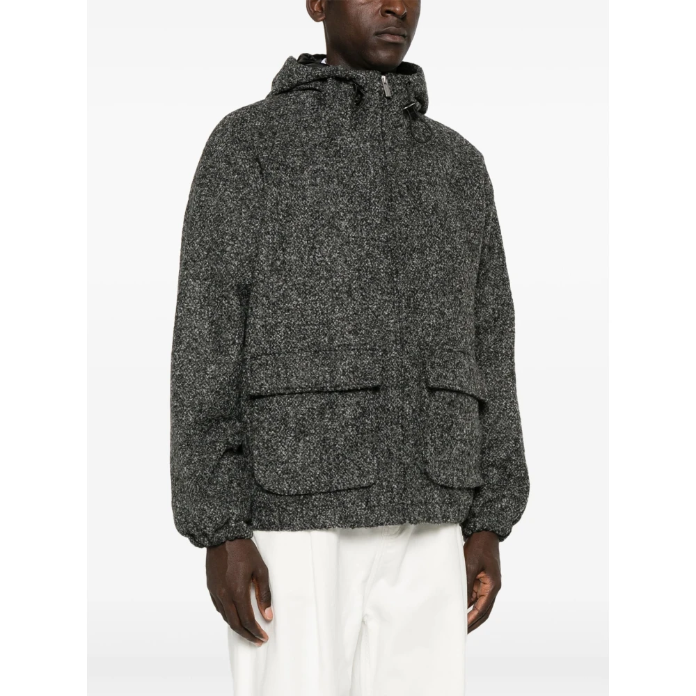 Drole de Monsieur Donkergrijze Tweedjassen Gray Heren