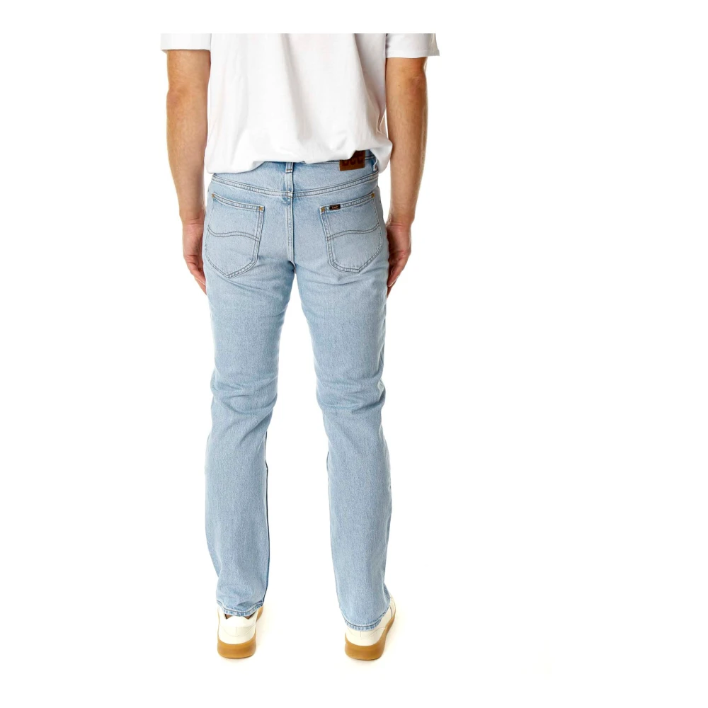 Lee Relaxed Fit Mid Waist Jeans Blue Heren