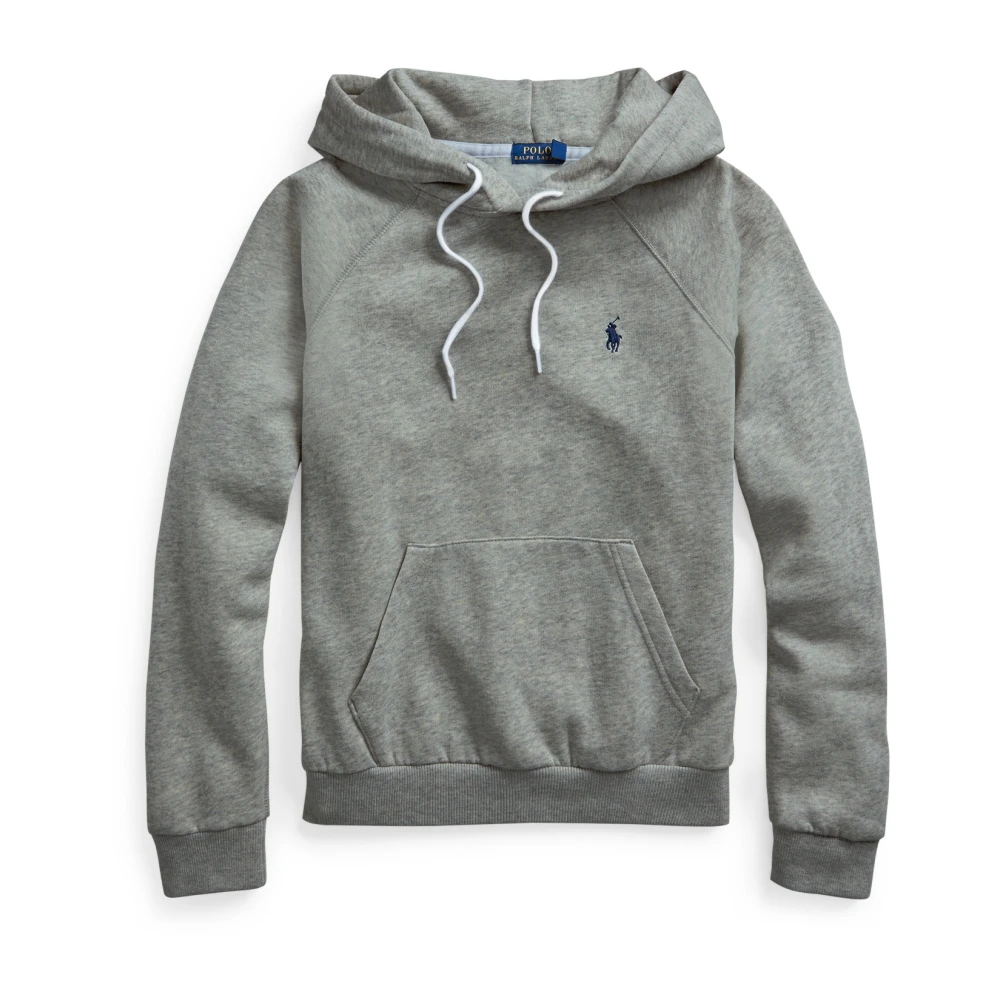 Polo Ralph Lauren Women's Gray Hoodies, Xs, Oversized Hooded Sweatshirt