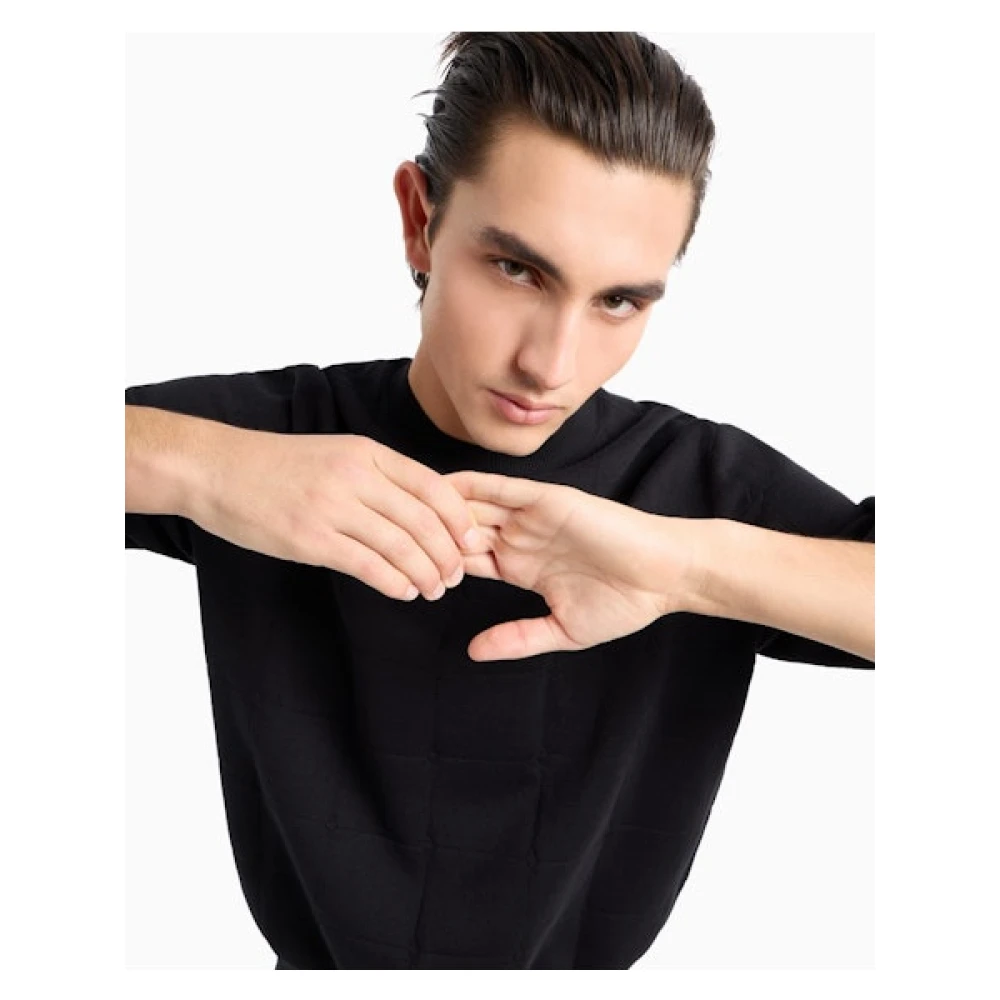 Armani Exchange Casual Sweater Black Heren