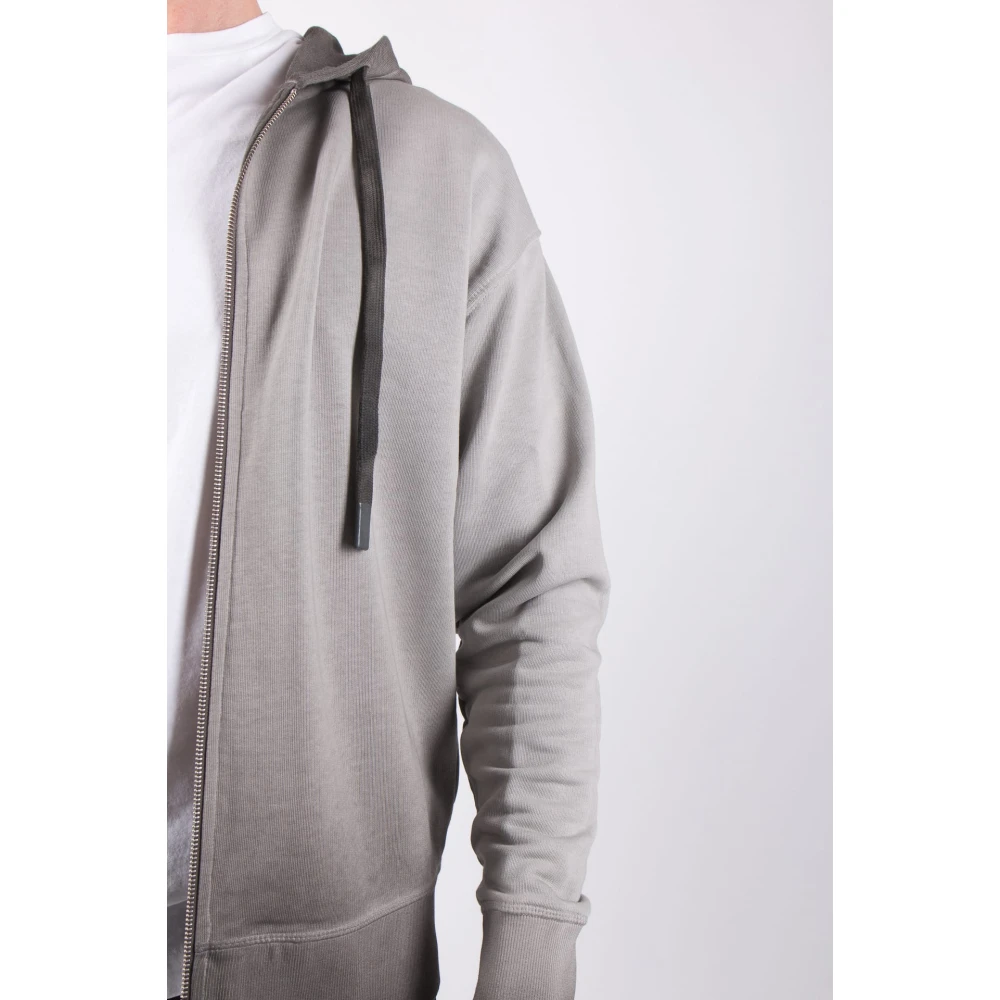 drykorn Grijze Zip-Through Sweatshirt voor Vrouwen Gray Heren