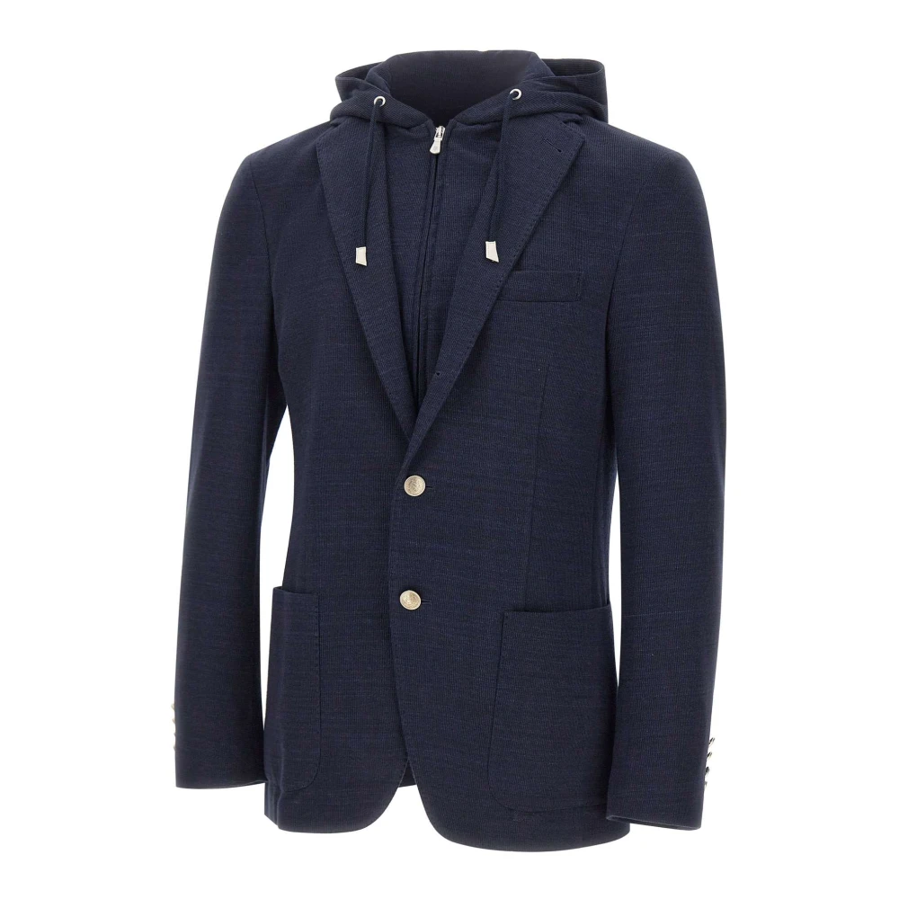 Eleventy Homme Bleu Vestes, Taille: Xl Blazers