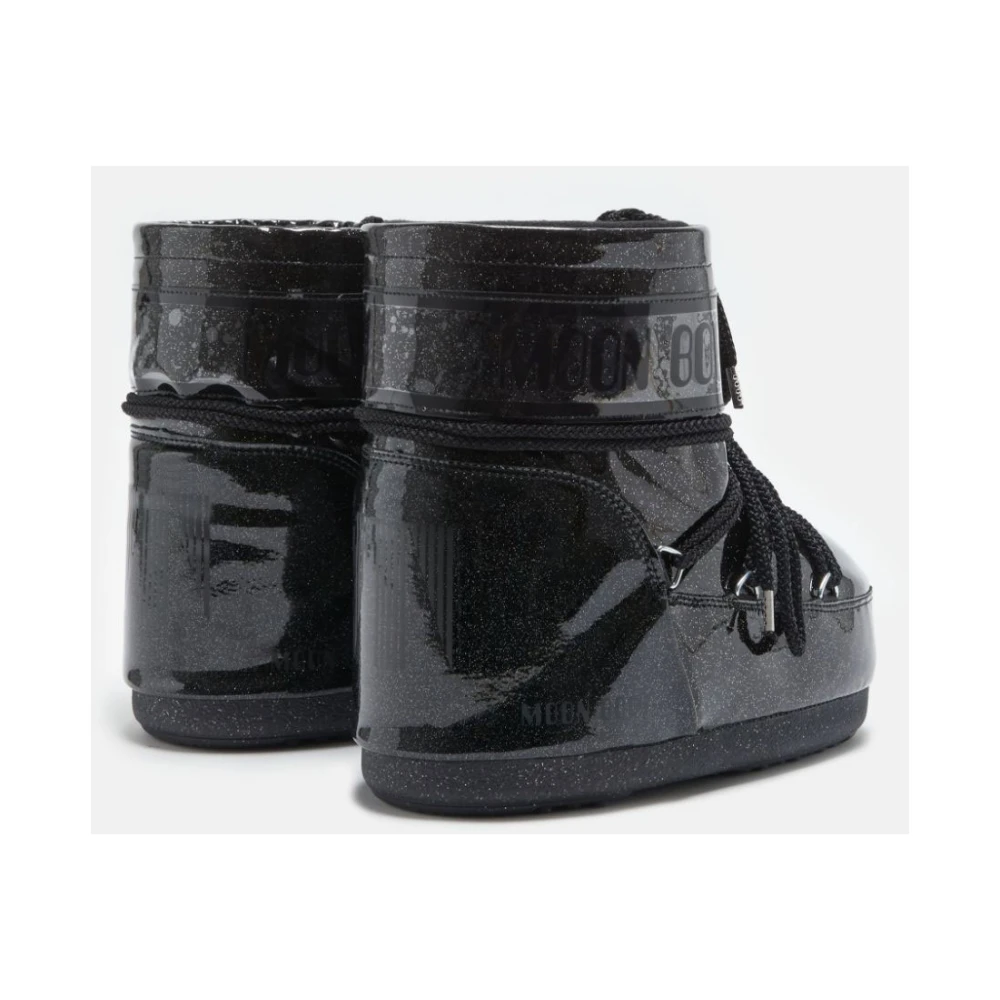 moon boot Lage Glitter Icon Sneakers Black Dames