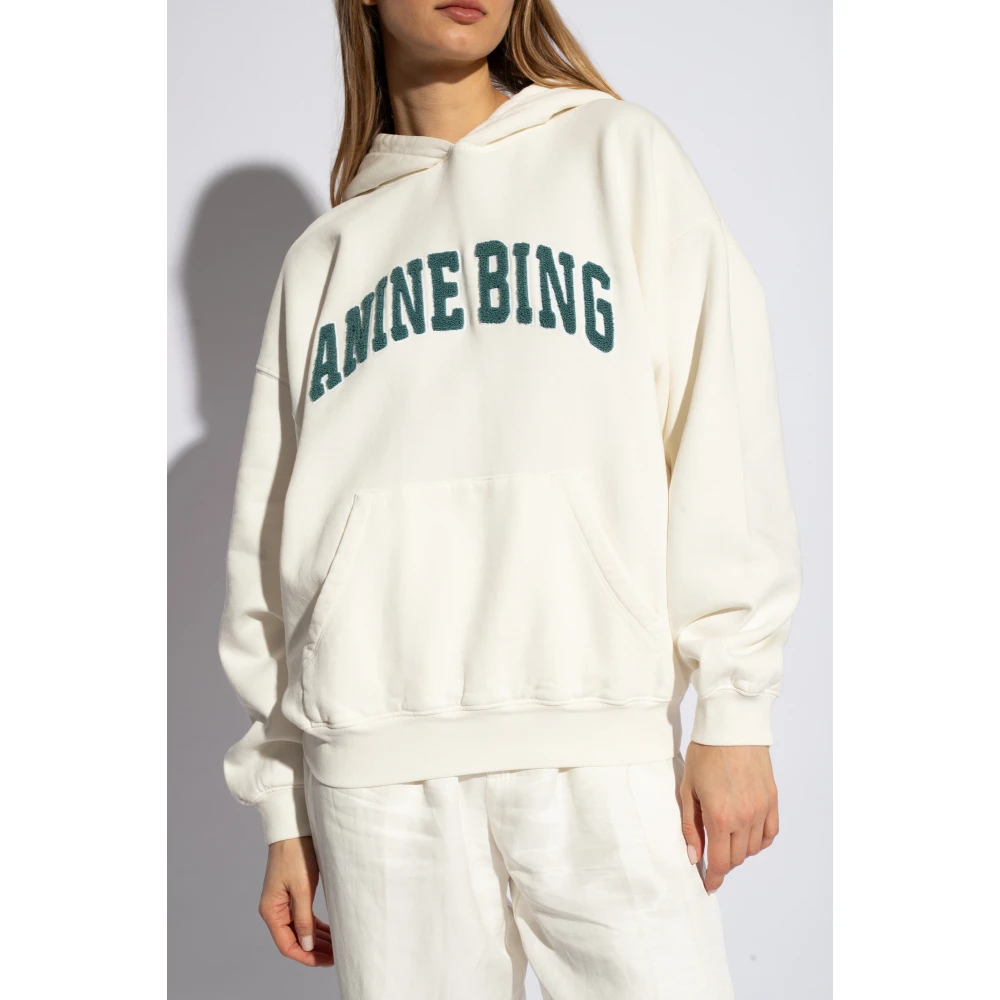 Anine Bing Harvey hoodie Beige Dames