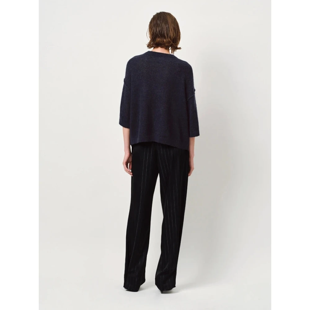 Dante 6 Lichte Alpaca Pullover Blue Dames