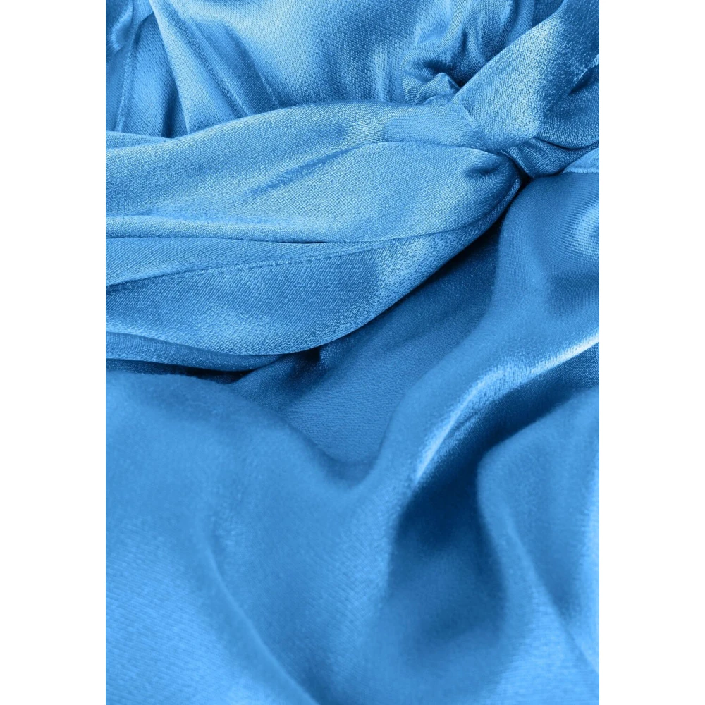 Co'Couture Harvey Drape Jurk Blauw Blue Dames
