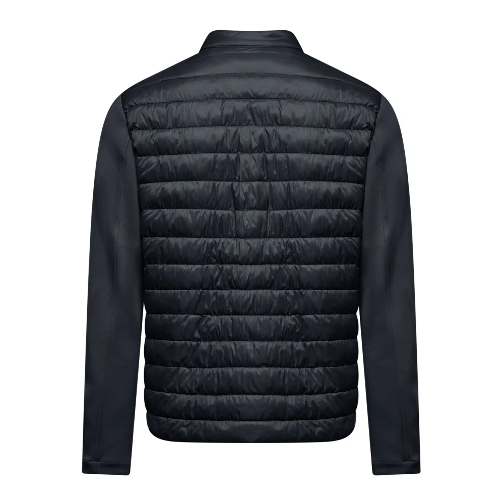 BomBoogie Bi-materiaal nylon en gebreid jack Blue Heren