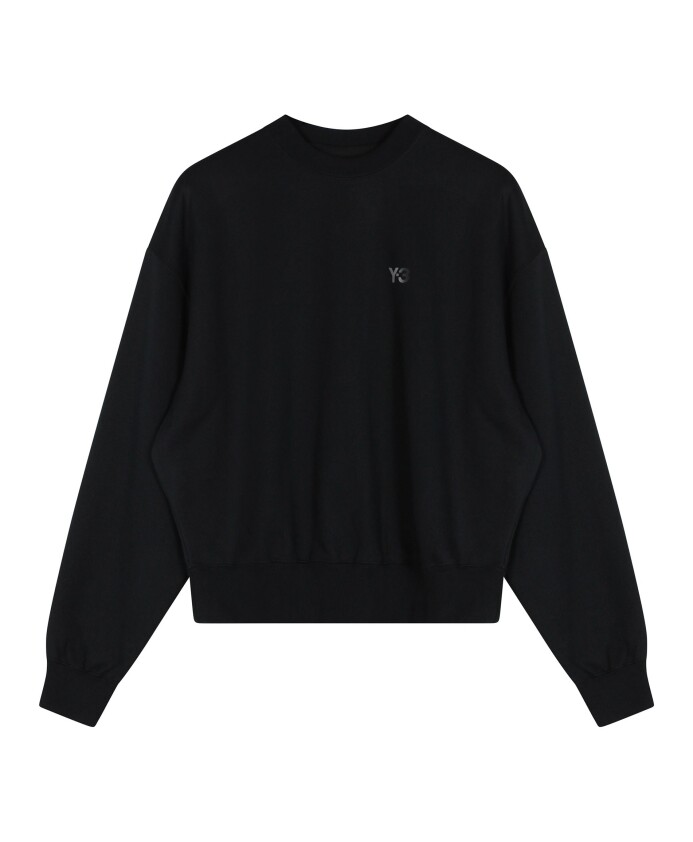sweatshirt-en-coton-noir-a-manches-longues