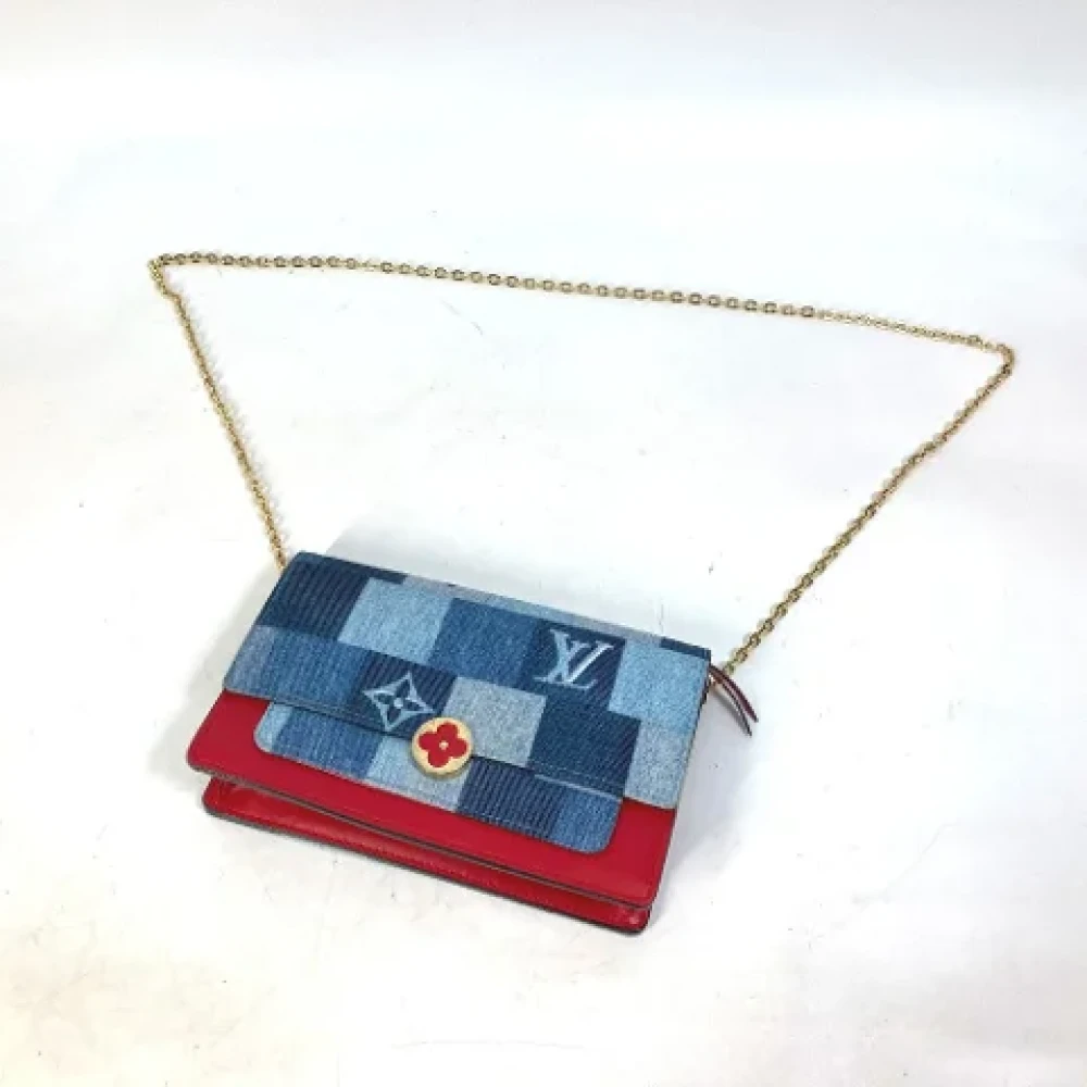 Louis Vuitton Vintage Pre-owned Denim louis-vuitton-bags Blue Dames