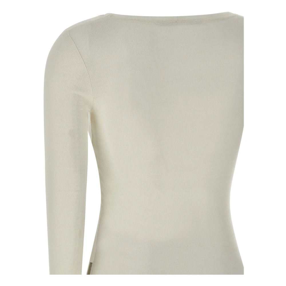 Remain Birger Christensen Witte Sweater met Madonna Halslijn White Dames