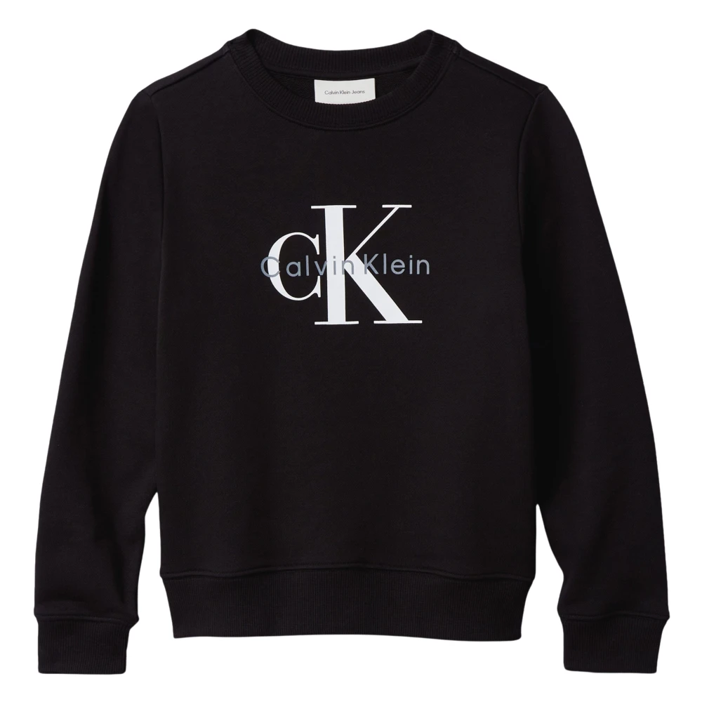 Calvin Klein Men's Black Ck Monogram Sweatshirt