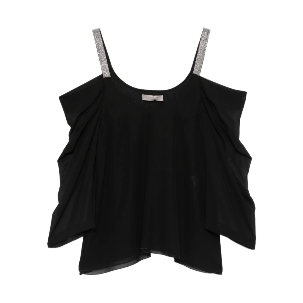 D.exterior Women's Black 62675 2Nero Sleeveless Top - Sleeveless Tops - S - Tops