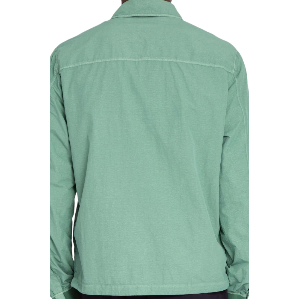 C.P. Company Nylon Overshirt in Flatt Stijl Green Heren