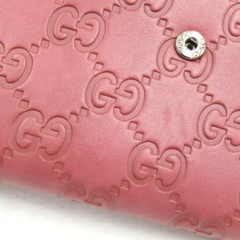 Gucci Vintage Pre-owned Leather wallets Pink Dames